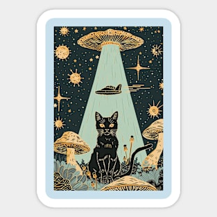 Cats From Space Sticker